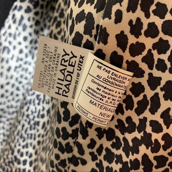 𝅺Hilary Radley Brown Angora Wool Coat Sz 8 Classic Neutral Lined Jacket - Picture 10 of 13